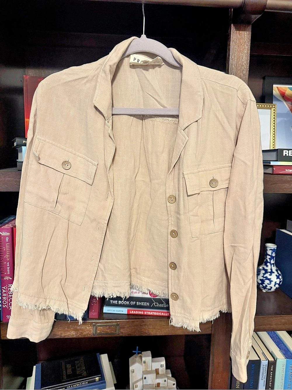 PROMESA Utility Jacket in Beige